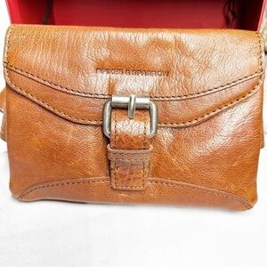 Spikes & Sparrow Brandy Leather Belt Bag Brown